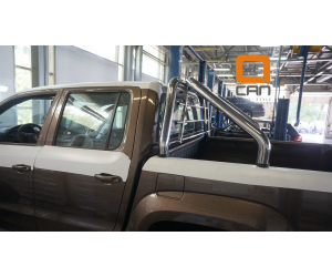  Защита кузова (с решеткой) для Volkswagen Amarok 2009+ (Can-Otomotiv, VWAM.67.1021)