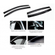  Дефлекторы окон (к-т 4шт.) для Volkswagen Jetta 2011+ (Novline, NLD.SVOJET1132)
