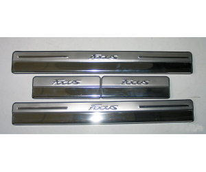  Накладки на пороги для Ford Focus (Mk3) 2012+ (ASP, BFDFC1212)
