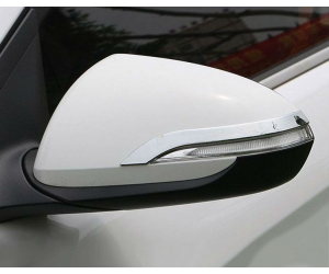  Хром накладки на зеркала для Hyundai Elantra (AD) 2016+ (ASP, BHYET167)