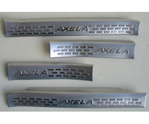  Накладки на пороги (верхние) для Mazda 3 Axela 2014+ (ASP,  BMDM31428)
