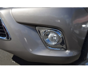  Накладки на передние противотуманные фары для Toyota Hilux Revo 2014+ (ASP, SZRVFLC)