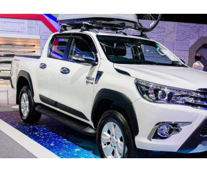  Молдинги на двери для Toyota Hilux Revo 2014+ (ASP, KQD-3300BK)