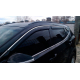  Дефлекторы окон (с молдингом) для Hyundai Santa Fe (7 мест) LWB 2013+ (HIC, HY45-M)