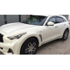  Дефлекторы окон (с молдингом) для Infiniti FX35/50/QX70 2009+ (HIC, IN06-M)