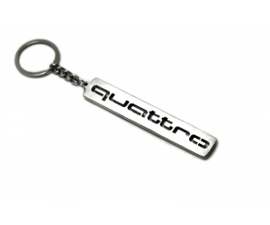  Брелок STEEL для ключей Audi Quattro (AWA, steel-quattro)