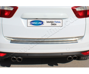  Хром накладка на кромку багажника (нерж.) для Ford C-Max 2010+ (Omsa Prime, 2609052)