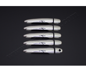  Накладки на дверные ручки (нерж., 4-шт.) для Mercedes-Benz Citan (5D) 2013+ (Omsa Prime, 4726042)