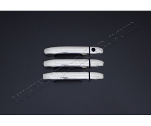  Накладки на дверные ручки (нерж., 3-шт.) для Mercedes-Benz Vito (W447) 2014+ (Omsa Prime, 4733046)