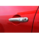  Накладки на дверные ручки (нерж., 4-шт.) для Renault Clio IV (5D) HB 2013+ (Omsa Prime, 6116041)
