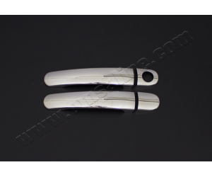  Накладки на дверные ручки (нерж., 2-шт.) для Skoda Citigo (3D) HB 2011+ (Omsa Prime, 7502042)
