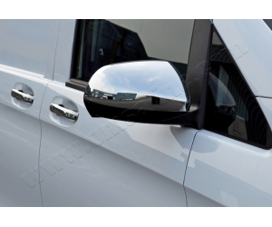  Накладки на зеркала (Abs-хром.) для Mercedes-Benz Vito (W447) 2014+ (Omsa Prime, 4733112)