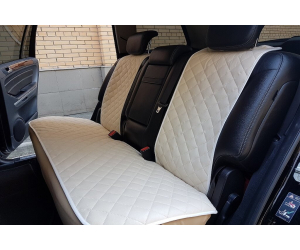  Накидки на сиденья автомобиля (задние, к-кт. 3 шт.) (AVTOРИТЕТ, beige)