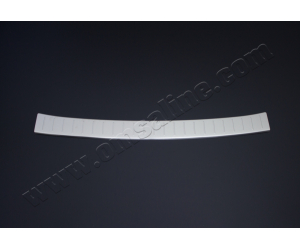  Накладка на задний бампер (нерж., Матовая) для BMW X1 (E84) 2009-2015 (Omsa Prime, 1212093T)