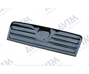  Накладка на решетку радиатора (для зимы, верх., глянцевая) для Fiat Ducato 2007-2014 (AVTM, FLGL0142)