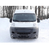  Накладка на решетку бампера (для зимы, глянцевая) для Peugeot Boxer 2014+ (AVTM, FLGL0149)