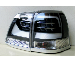  Задняя светодиодная оптика (задние фонари) для Toyota Land Cruiser 200 2008-2016 (JUNYAN, YAB-LC-0205B)