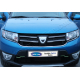  Накладки на решетку радиатора (нерж., 4 шт.) для Dacia Sandero II (5D) HB 2012-2016 (Omsa Prime, 2005082)