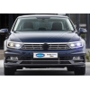  Верхняя накладка на передние фонари (реснички) для Volkswagen Passat (B8) 2015+ (Omsa Prime, 7545105)