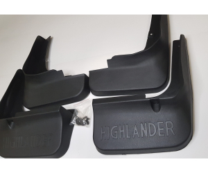  Брызговики (к-кт, 4 шт.) для Toyota Highlander 2010-2014 (KAI, TOYHL12)
