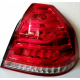  Задняя светодиодная оптика (задние фонари) для Chevrolet Chevrolet Aveo (T250)/ ZAZ Vida 2006+ (JUNYAN, BW)