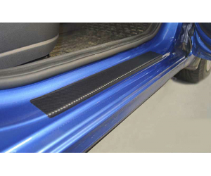  Защитная пленка на пороги (карбон, 4 шт.) для Chevrolet Malibu 2012+ (Nata-Niko, KP-CH16)