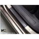  Накладки на пороги (карбон, 4 шт.) для Ford Edge II 2014+ (Nata-Niko, P-F033+k)