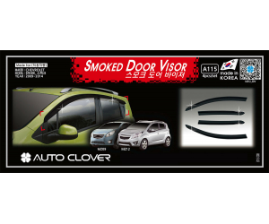  Дефлекторы окон для Chevrolet Spark/Ravon R2 2009+ (AUTOCLOVER, A115)