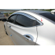  Хром накладки на заднею дверь (к-кт. 2 шт.) для Hyundai Elantra 2011-2012 (AUTOCLOVER, B916)