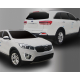  Хром накладки на ПТФ (к-кт 4 шт.) для Kia Sorento 2015-2016 (AUTOCLOVER, C866)