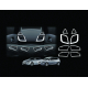  Хтом накладки в салон (к-кт. 8 шт.) для Hyundai Accent 2010+ (AUTOCLOVER, B786)