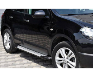  Боковые пороги (X5-TYPE) для Chery Tiggo 2005-2013 (Erkul, bra005.alg163)