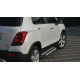  Боковые пороги (X5-TYPE) для Chevrolet Trax 2012+ (Erkul, bra008.alg163)