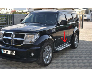  Боковые пороги (X5-TYPE) для Dodge Nitro 2007+ (Erkul, bra015.alg163)