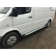  Боковые пороги (X5-TYPE) для Volkswagen LT/ Mercedes Sprinter (длинная база) 1995-2006 (Erkul, bra063.alg313)