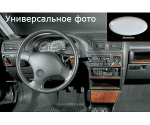  Декоративные накладки в салон (цвет: алюминий) для Renault Logan II 2004-2013 (Meric, 37215)