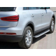  Боковые пороги (BlackLine) для Audi Q3 2011+ (Erkul, bra002.bkl173)