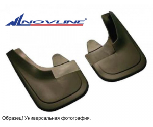  Брызговики передние (полиуретан) для Peugeot 4007 2007+ (Novline, NLF.38.10.F13)