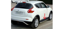  Боковые пороги (BlackLine) для Nissan Juke 2010+ (Erkul, bra069.bkl173)