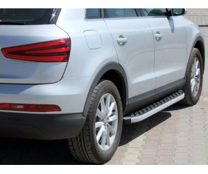  Боковые пороги (BlackLine) для Ford Connect (стандартная база) 2014+ (Erkul, bra095.bkl193)