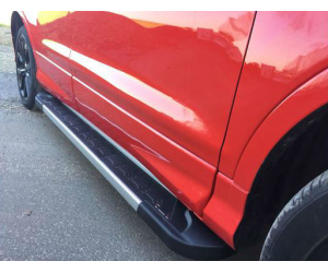  Боковые пороги (RedLine V1) для Volkswagen Transporter/Caravella (T4) короткая база 1990-2003 (Erkul, bra121.rln1213)