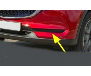  Хром накладки на передний бампер (без противотуманных фар) для Mazda CX-5 2017+ (ASP, JMTCX517FWLCA)