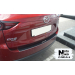  НАКЛАДКА С ЗАГИБОМ НА ЗАДНИЙ БАМПЕР (КАРБОН) ДЛЯ MAZDA CX-5 2017+ (NATANIKO, Z-MA14+K)