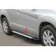  Боковые пороги (Line) для Ford Ranger 2011+ (Erkul, 17328)