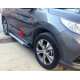  Боковые пороги (Line) для Honda CR-V 2012+ (Erkul, bra032.lin173)