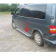  Боковые пороги (Line) для Volkswagen Transporter (T6) короткая база 2015+ (Erkul, bra118.lin213)