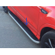  Боковые пороги (Tayga Grey) для Volkswagen (T6) короткая база 2015+ (Erkul, bra118.tag213)