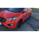  Боковые пороги (Tayga Black) для Ford Kuga 2013+ (Erkul, bra024.tab183)