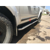  Боковые пороги (Tayga) для Nissan Navara 2005+ (Erkul, bra072.tag203)