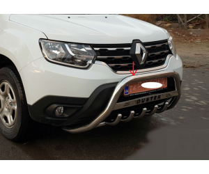  Защита переднего бампера (кенгурятник, D51) для Renault Duster 2017+ (St-line, RNDT.17.F1-09M.5)